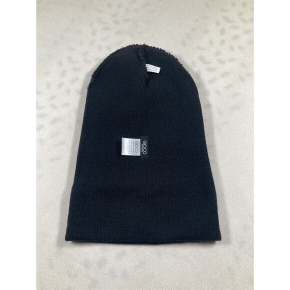 GIOCO by Zitelle Basic Black Customizable Beanie Hat Moon Skeleton Patch - Picture 3 of 9